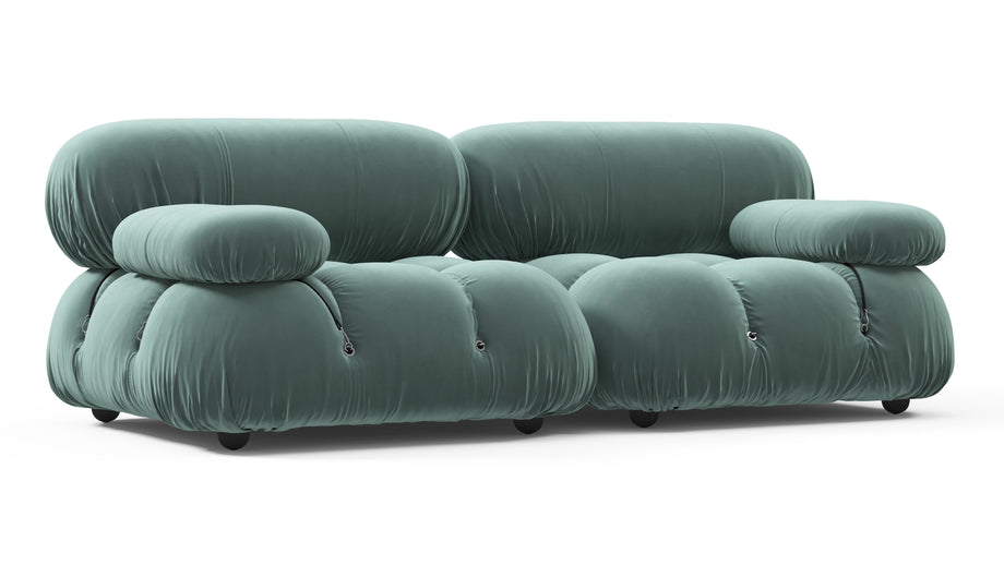 Bellini SoffaJadeite Luxe Velvet