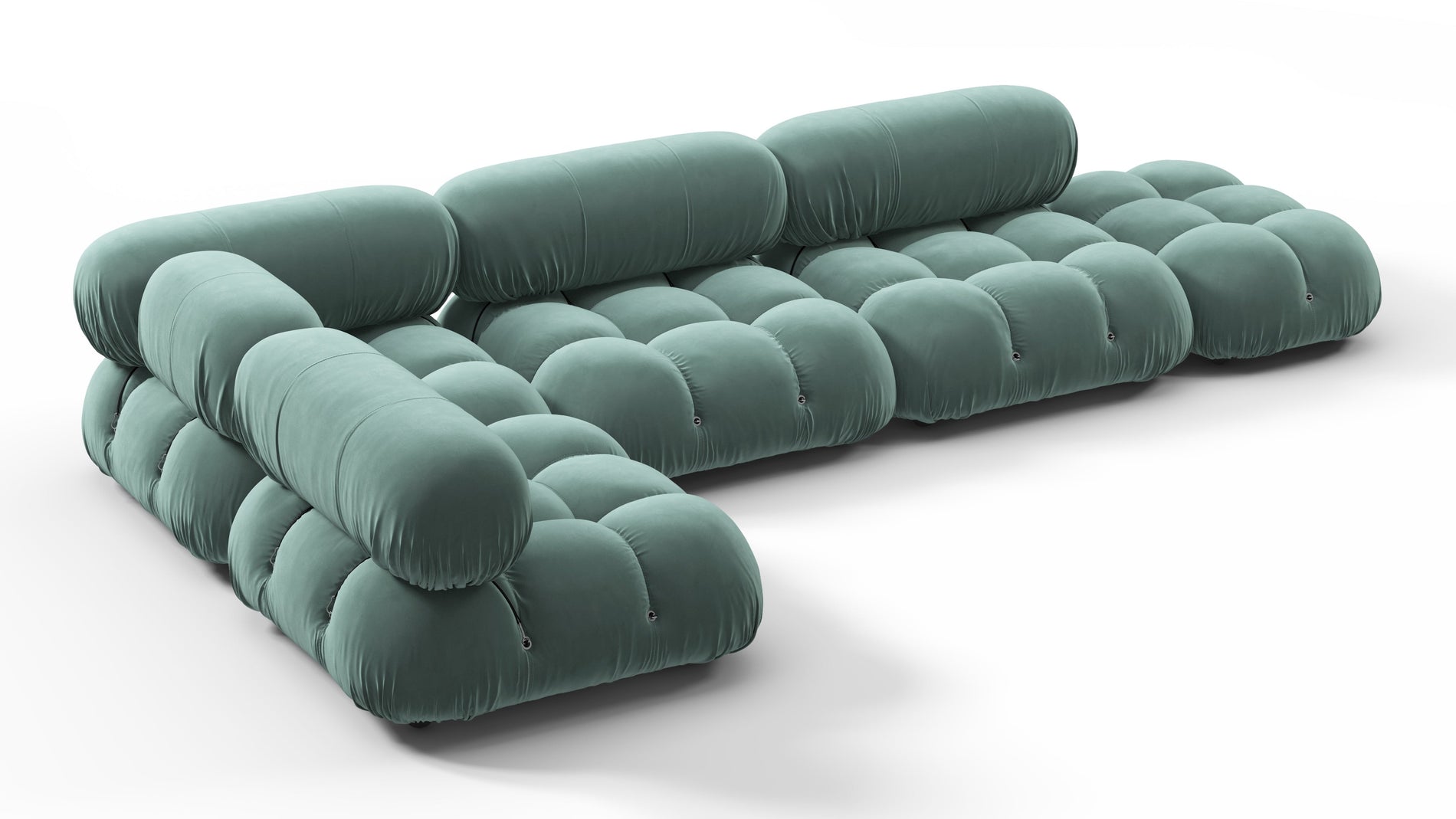 Bellini SectionalJadeite Luxe Velvet