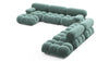 Bellini Large Sectional - Jadeite Luxe Velvet - Image 3
