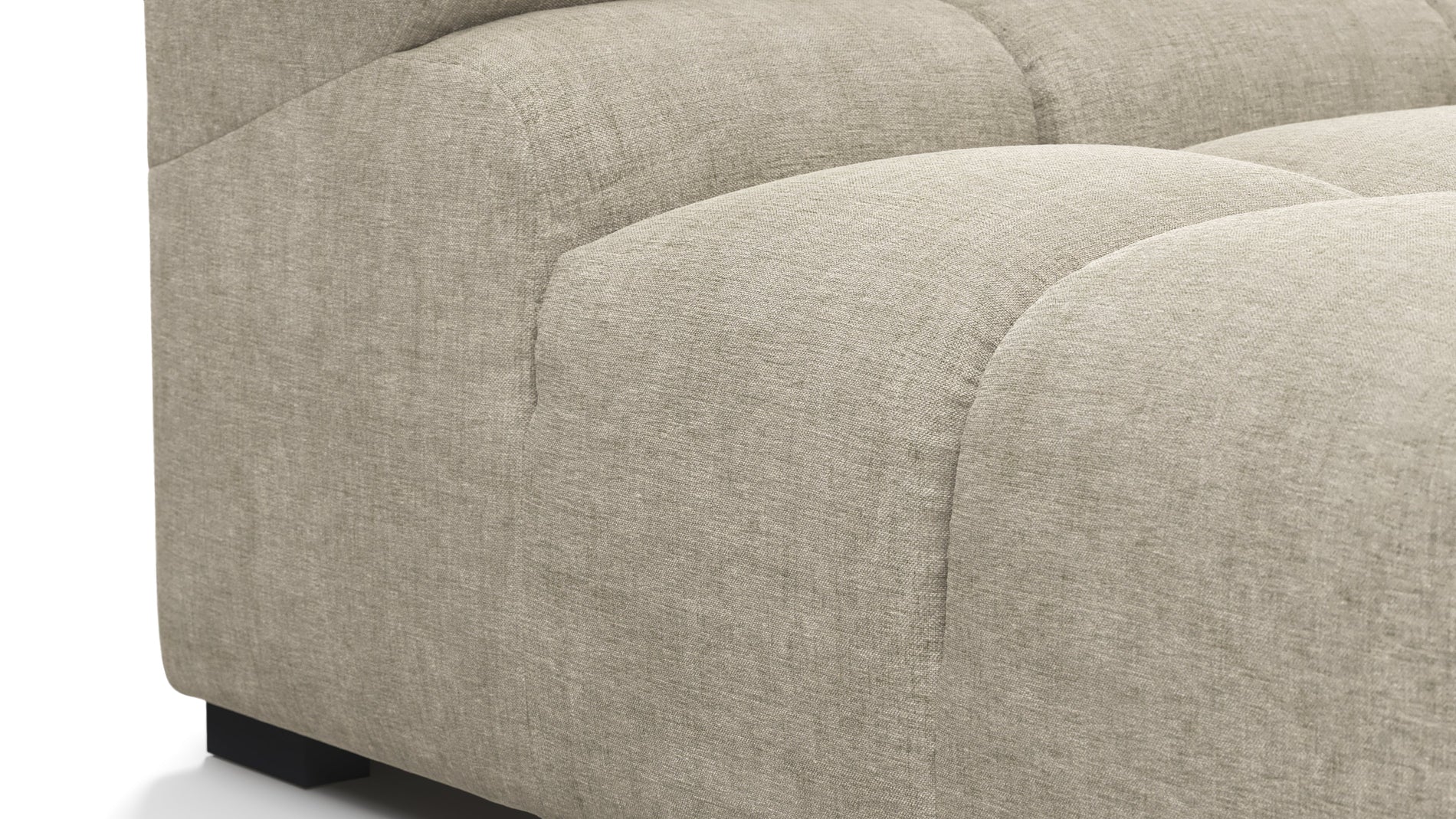 TuftyBeige Gray Chenille