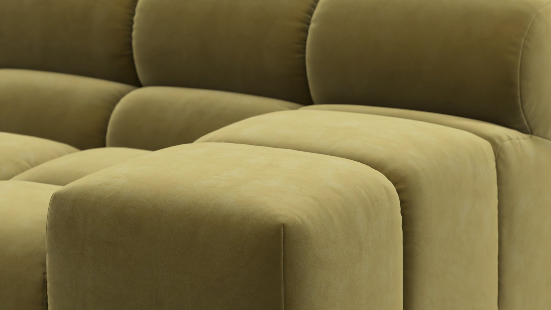 TuftyOlive Gold Velvet
