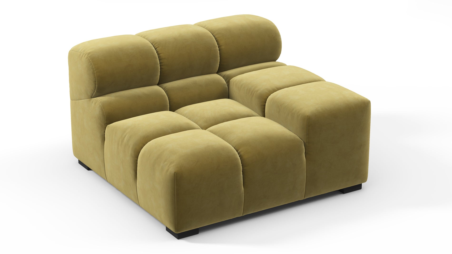 TuftyOlive Gold Velvet