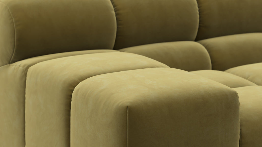 TuftyOlive Gold Velvet
