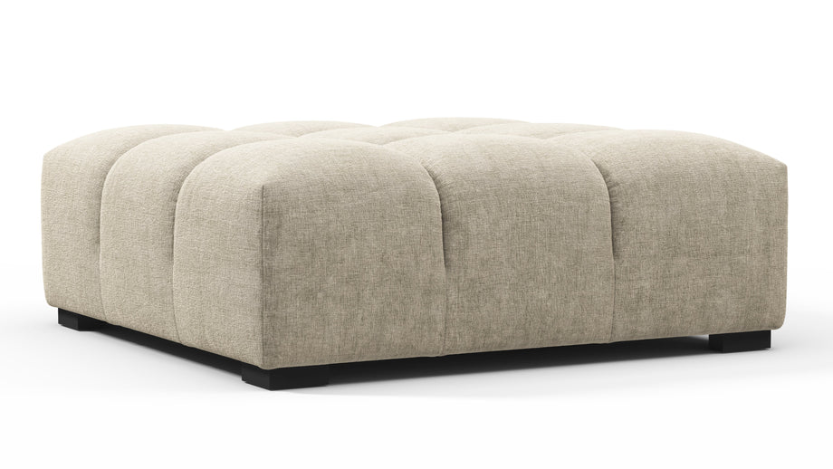 TuftyBeige Gray Chenille