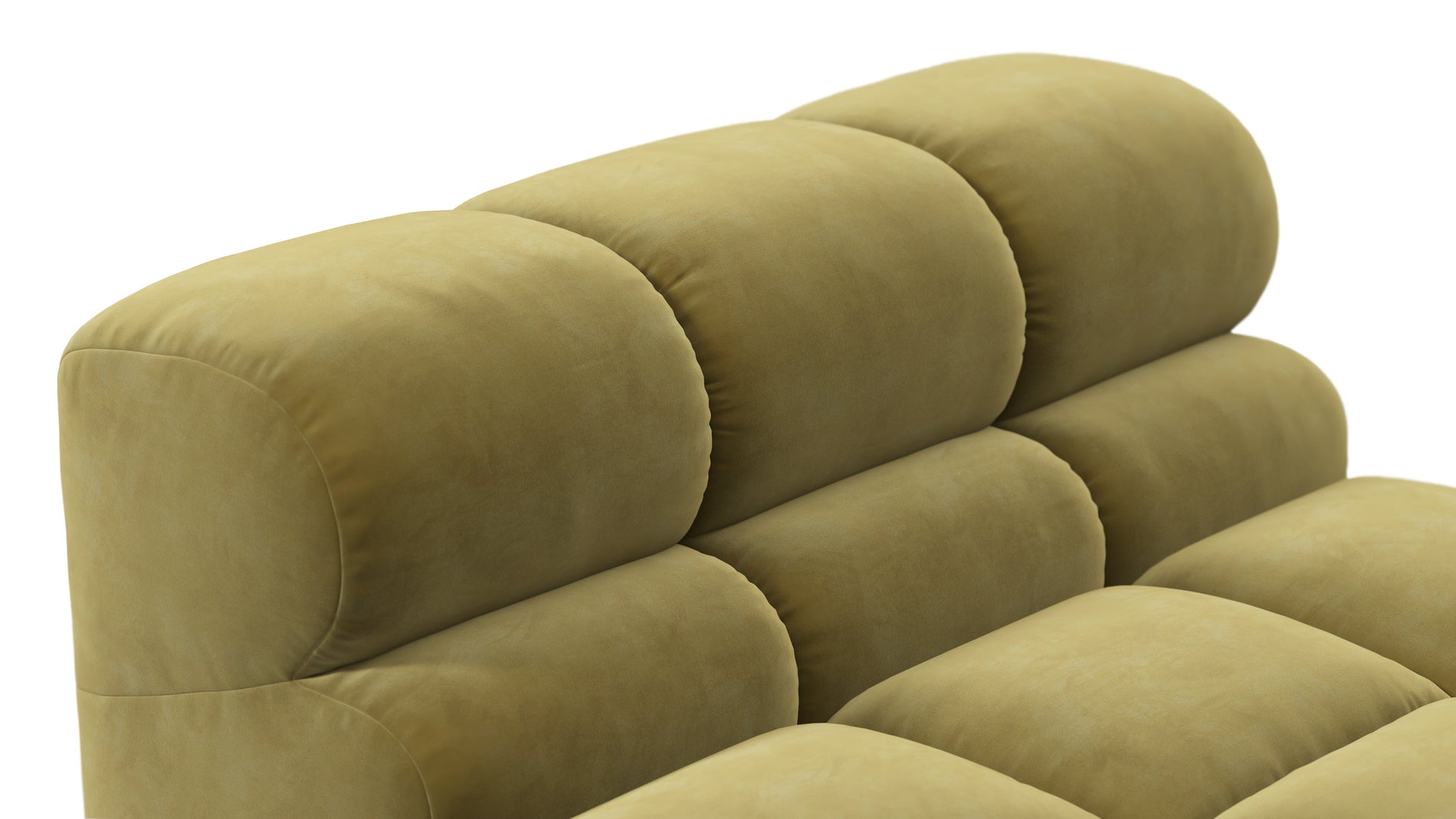 TuftyOlive Gold Velvet