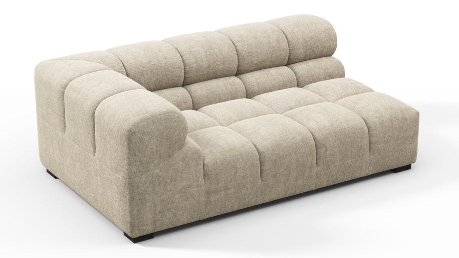 TuftyBeige Gray Chenille
