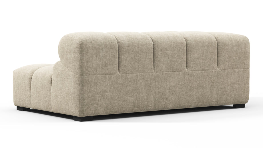 TuftyBeige Gray Chenille