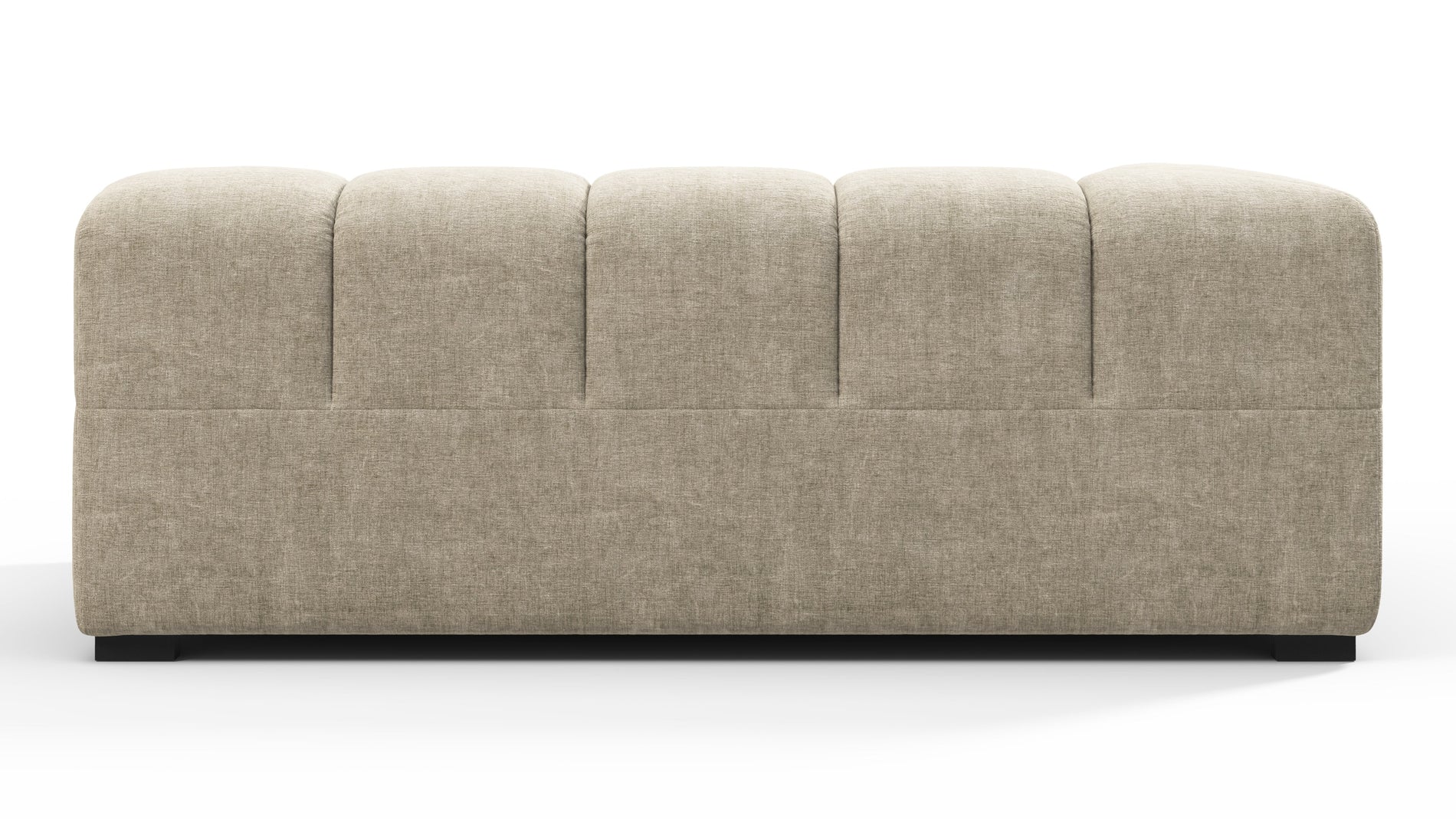 TuftyBeige Gray Chenille