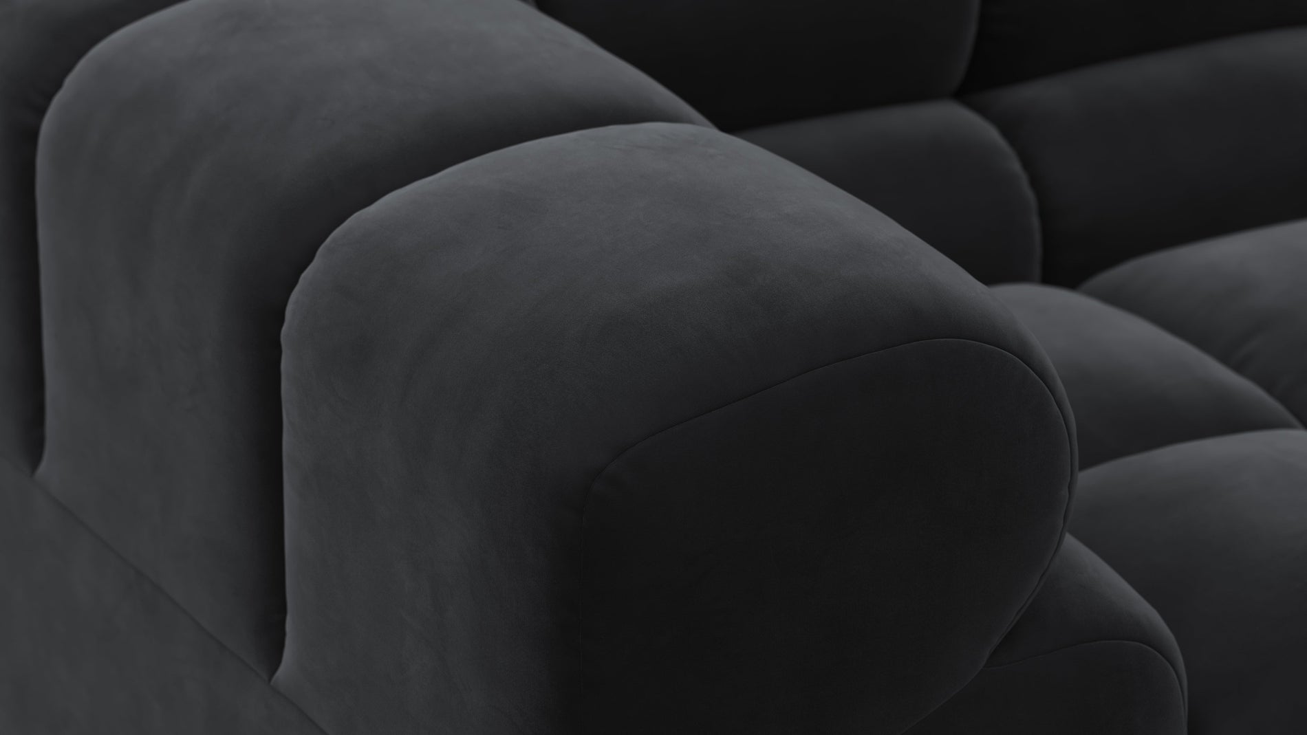TuftyBlack Velvet