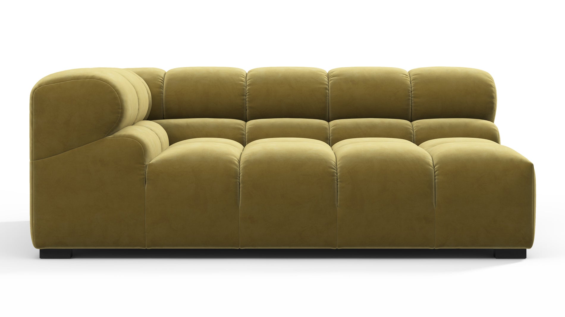 TuftyOlive Gold Velvet