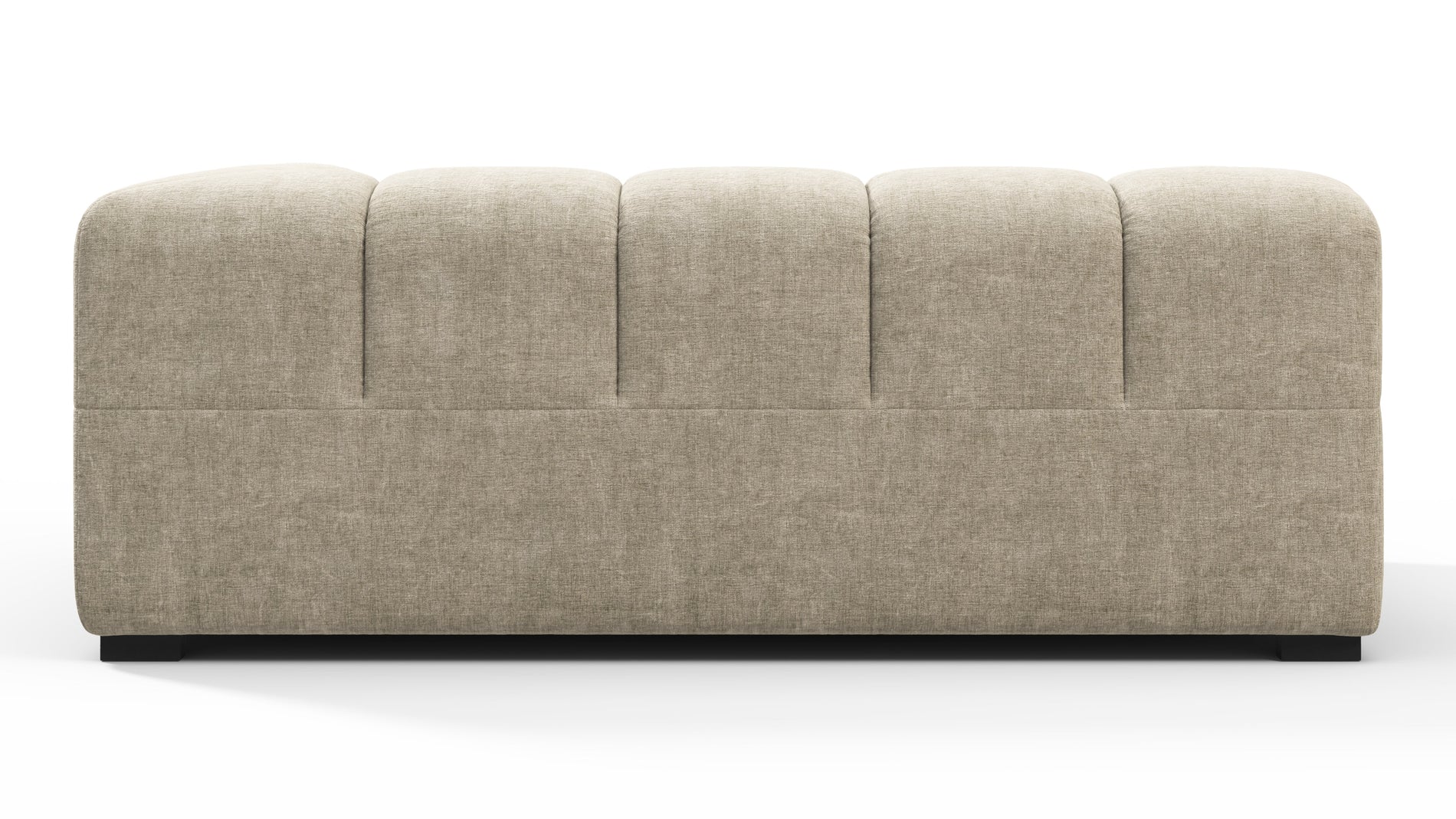TuftyBeige Gray Chenille