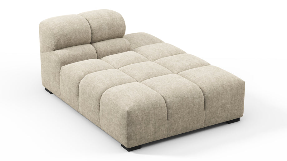 TuftyBeige Gray Chenille