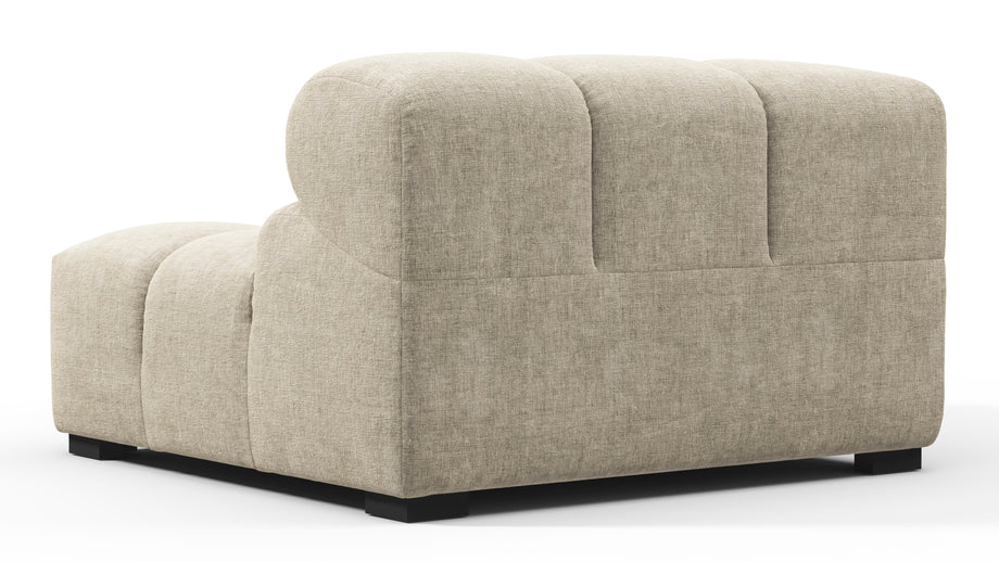 TuftyBeige Gray Chenille
