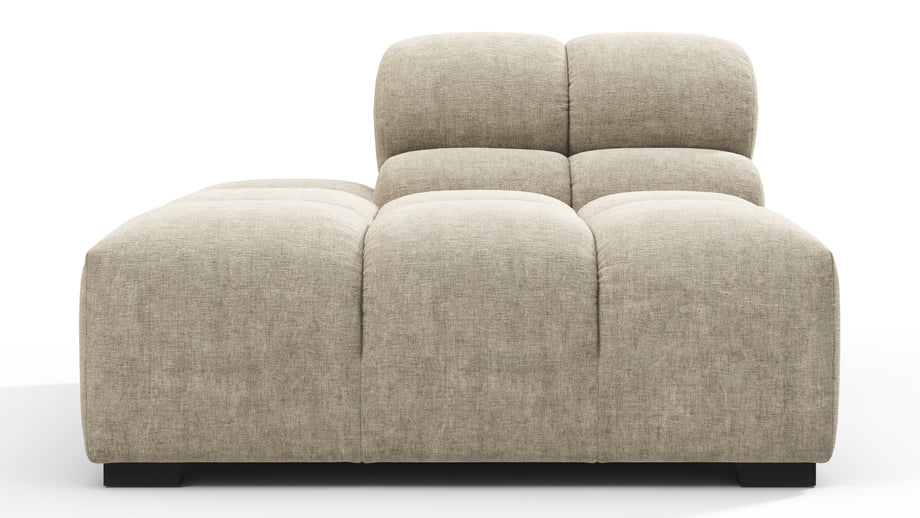 TuftyBeige Gray Chenille