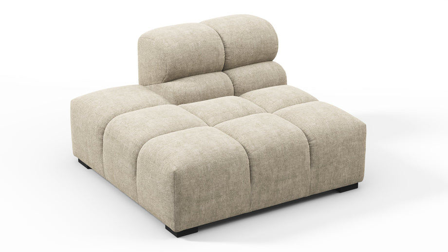 TuftyBeige Gray Chenille
