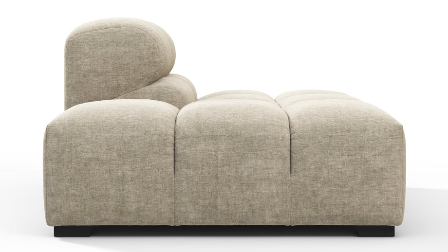 TuftyBeige Gray Chenille