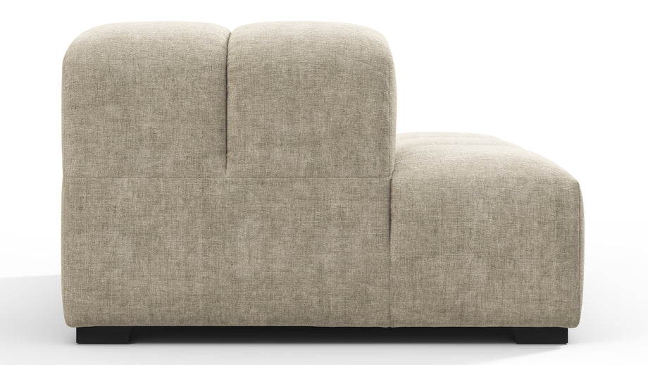 TuftyBeige Gray Chenille