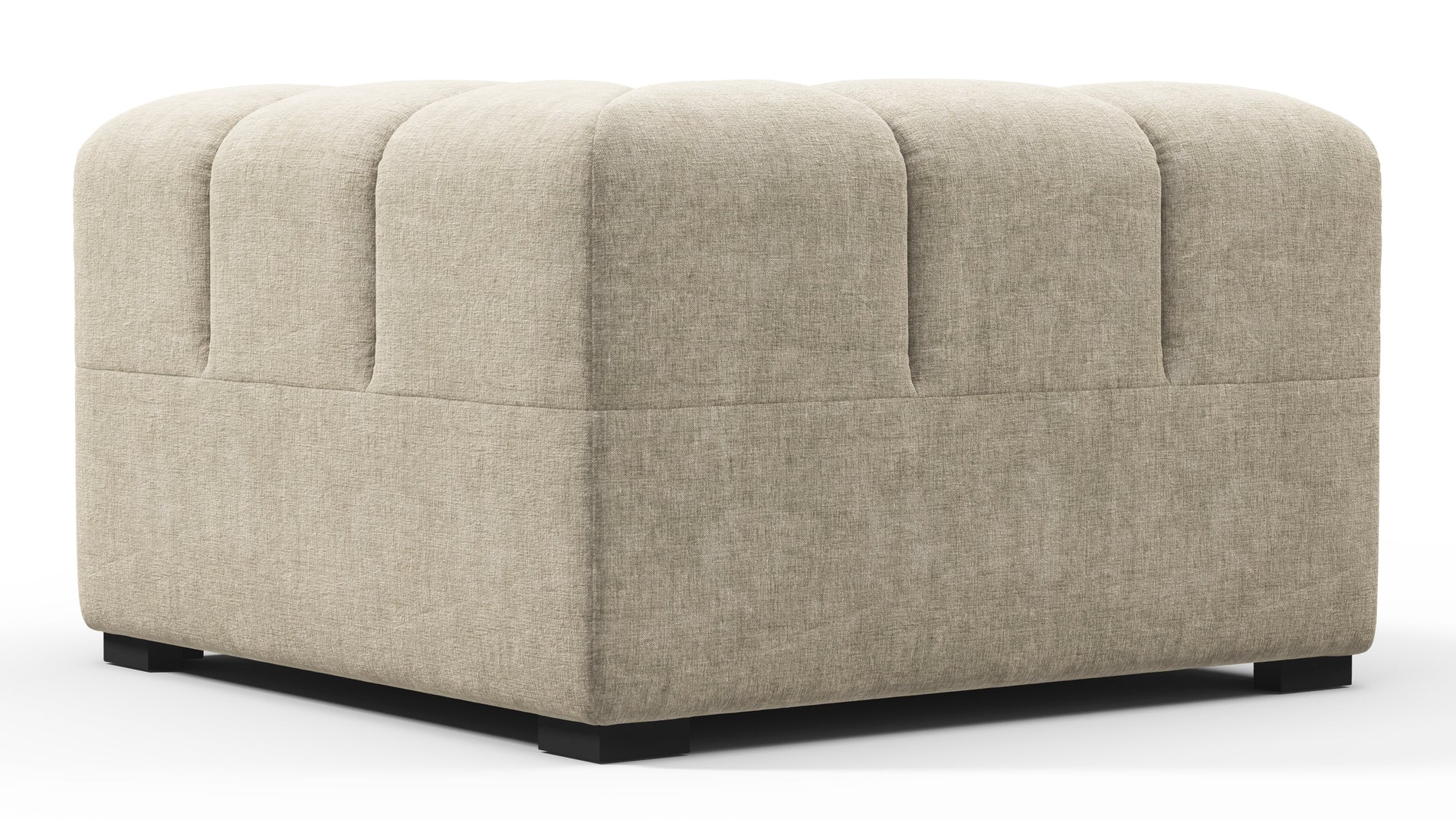 TuftyBeige Gray Chenille
