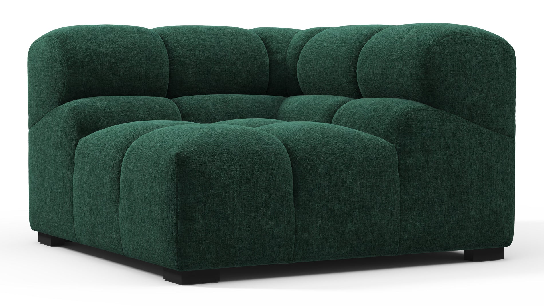 TuftyForest Green Chenille