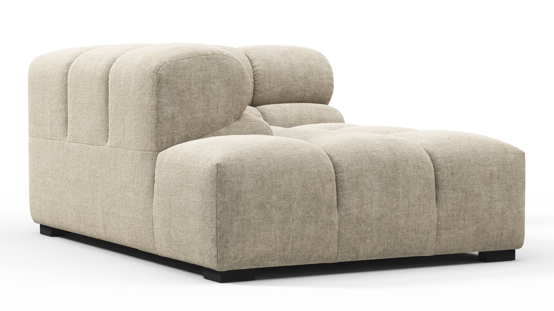 TuftyBeige Grey Chenille