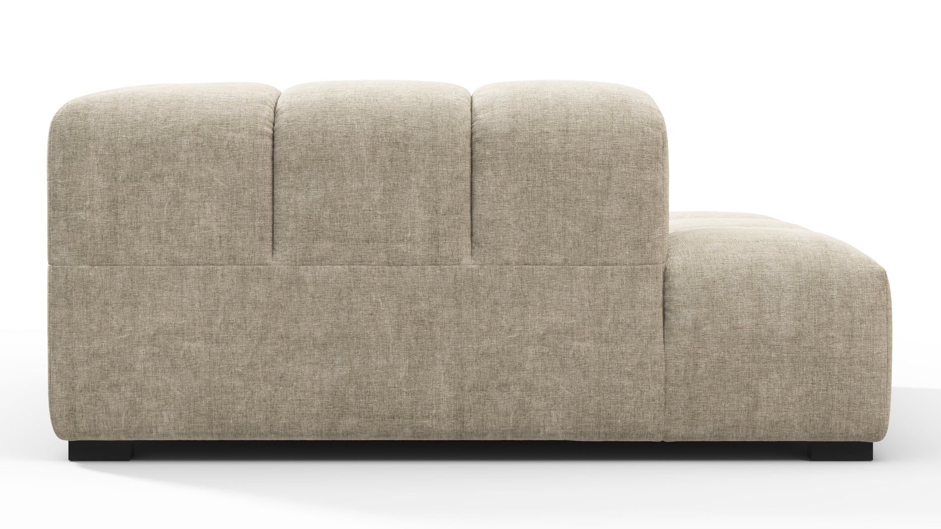 TuftyBeige Grey Chenille