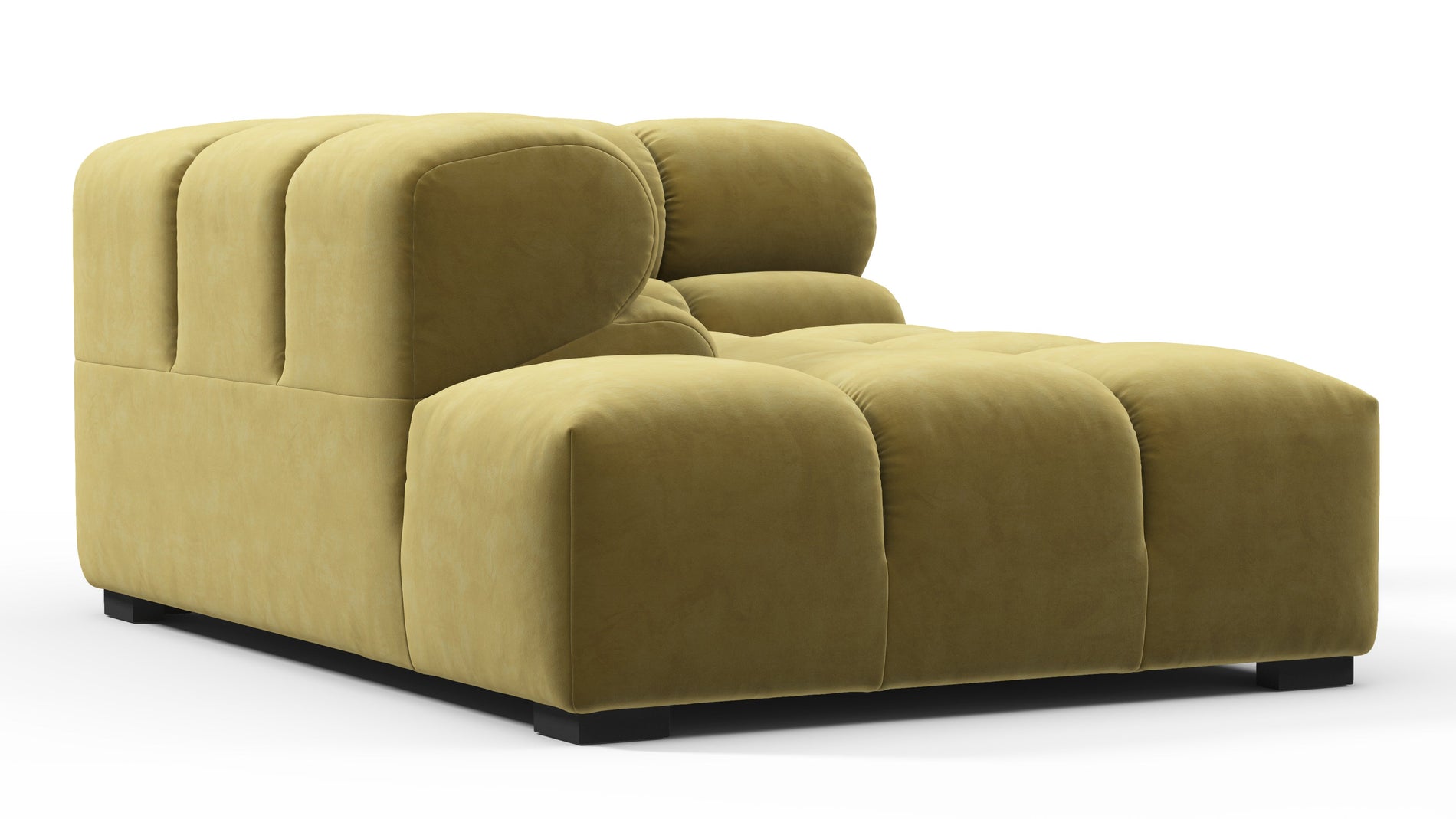 TuftyOliven Gold Samt