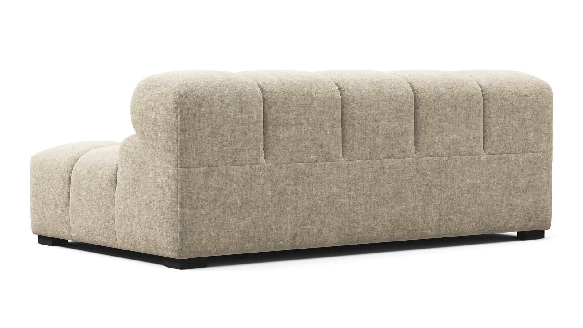 TuftyBeige Gray Chenille