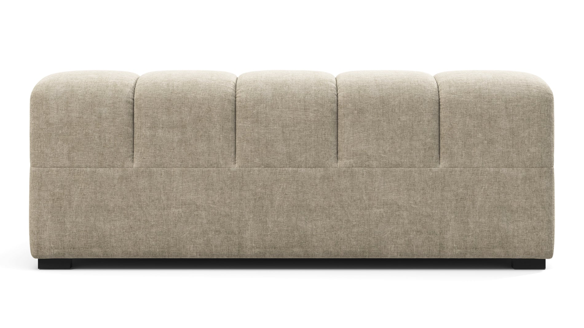 TuftyBeige Gray Chenille