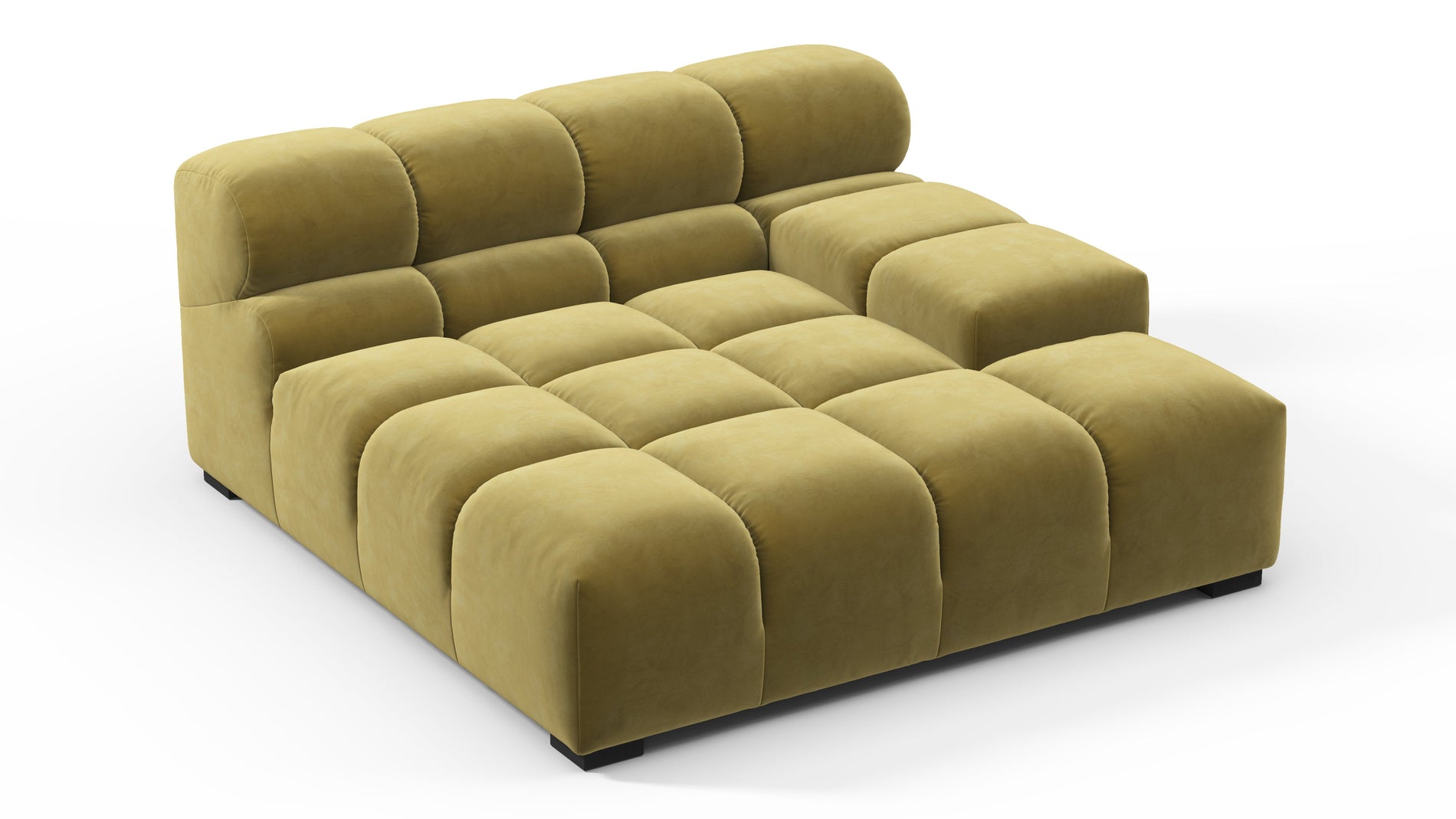 TuftyOlive Gold Velvet