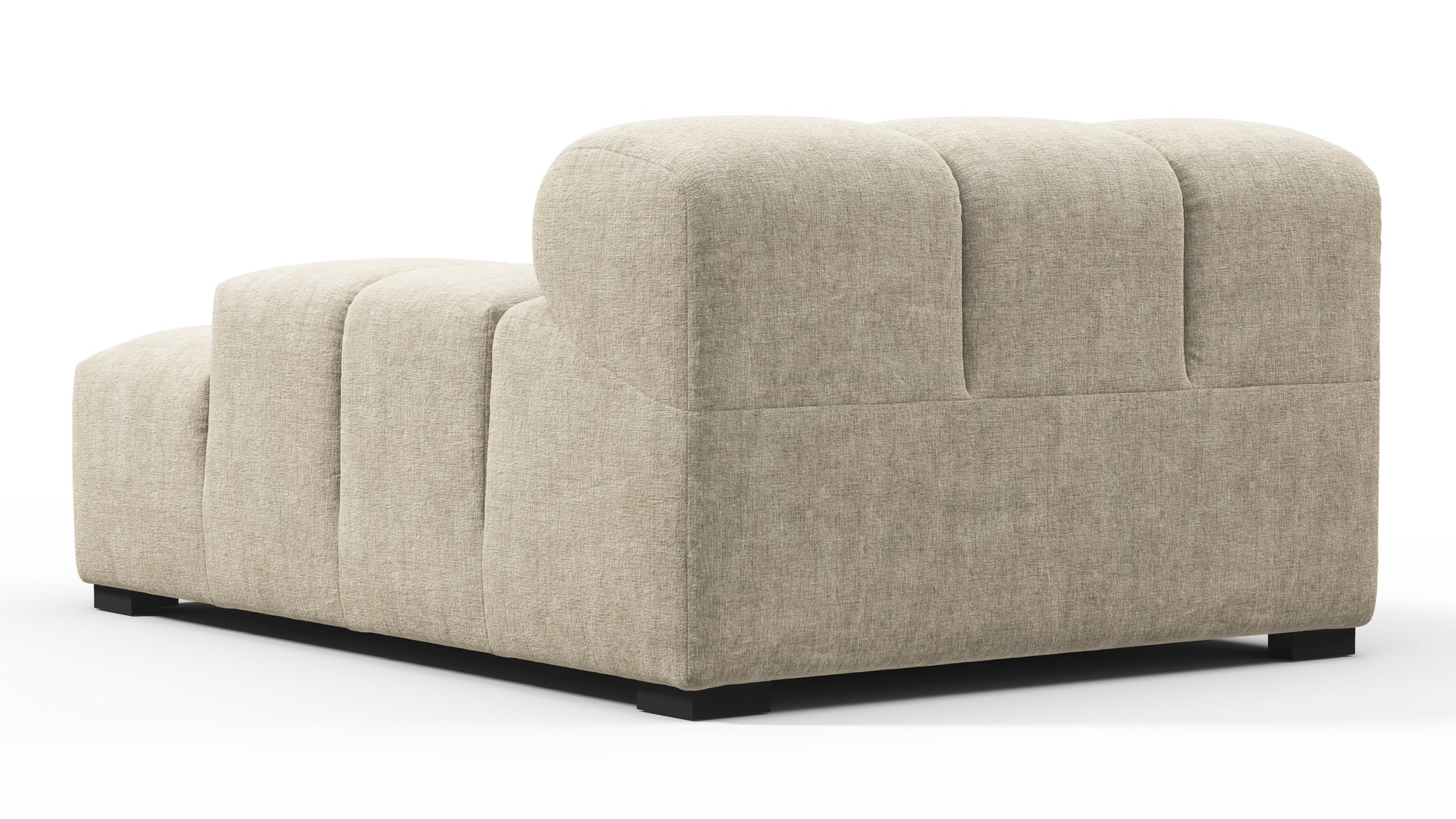 TuftyBeige Gray Chenille