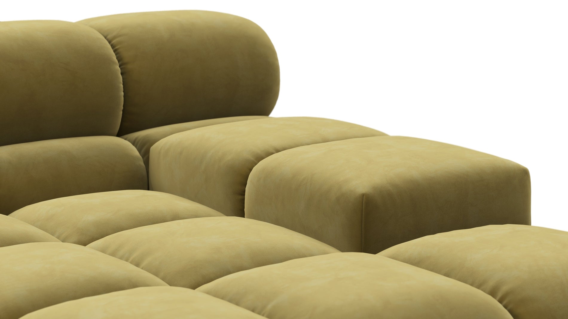 TuftyOlive Gold Velvet
