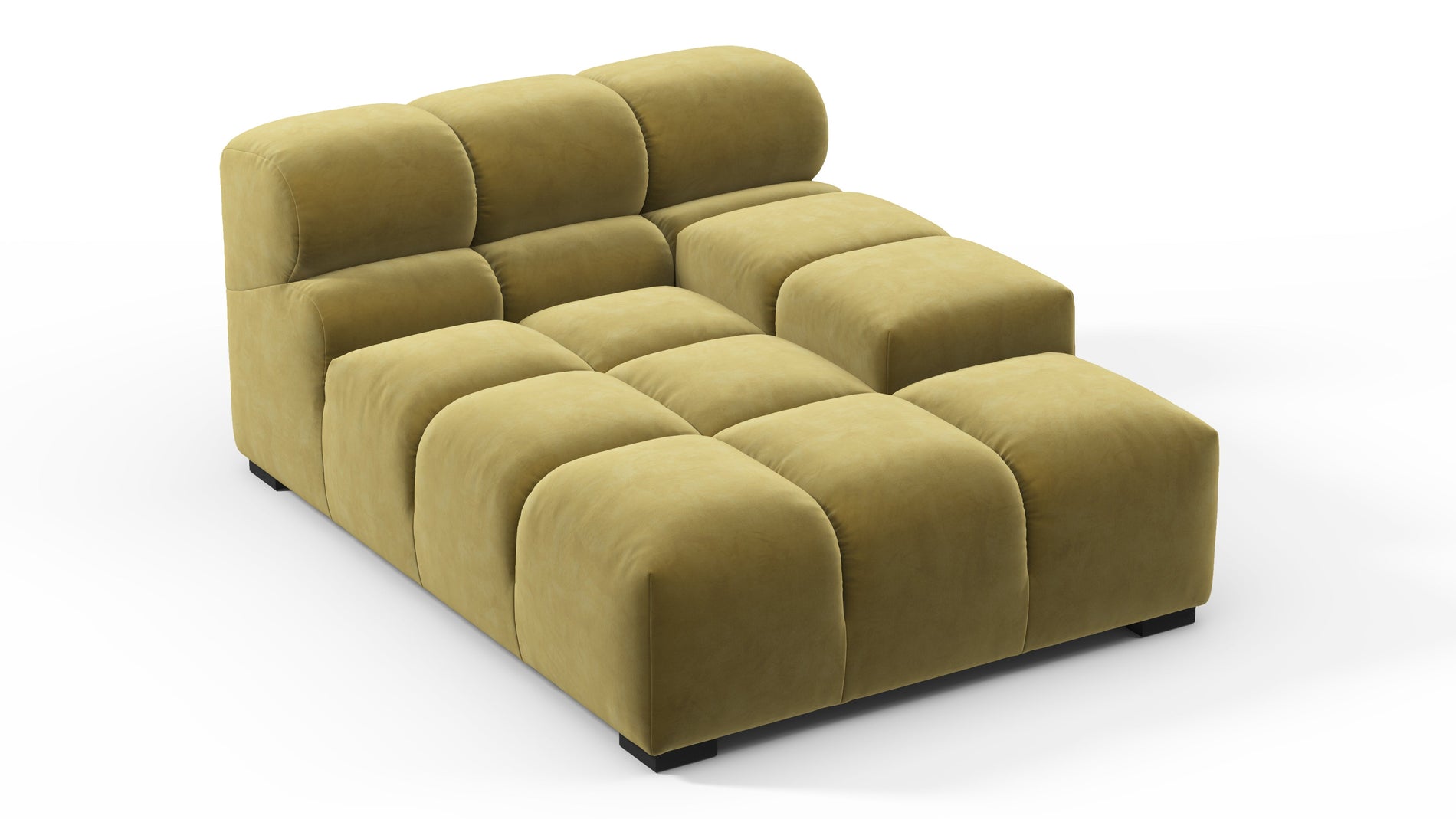 TuftyOlive Gold Velvet