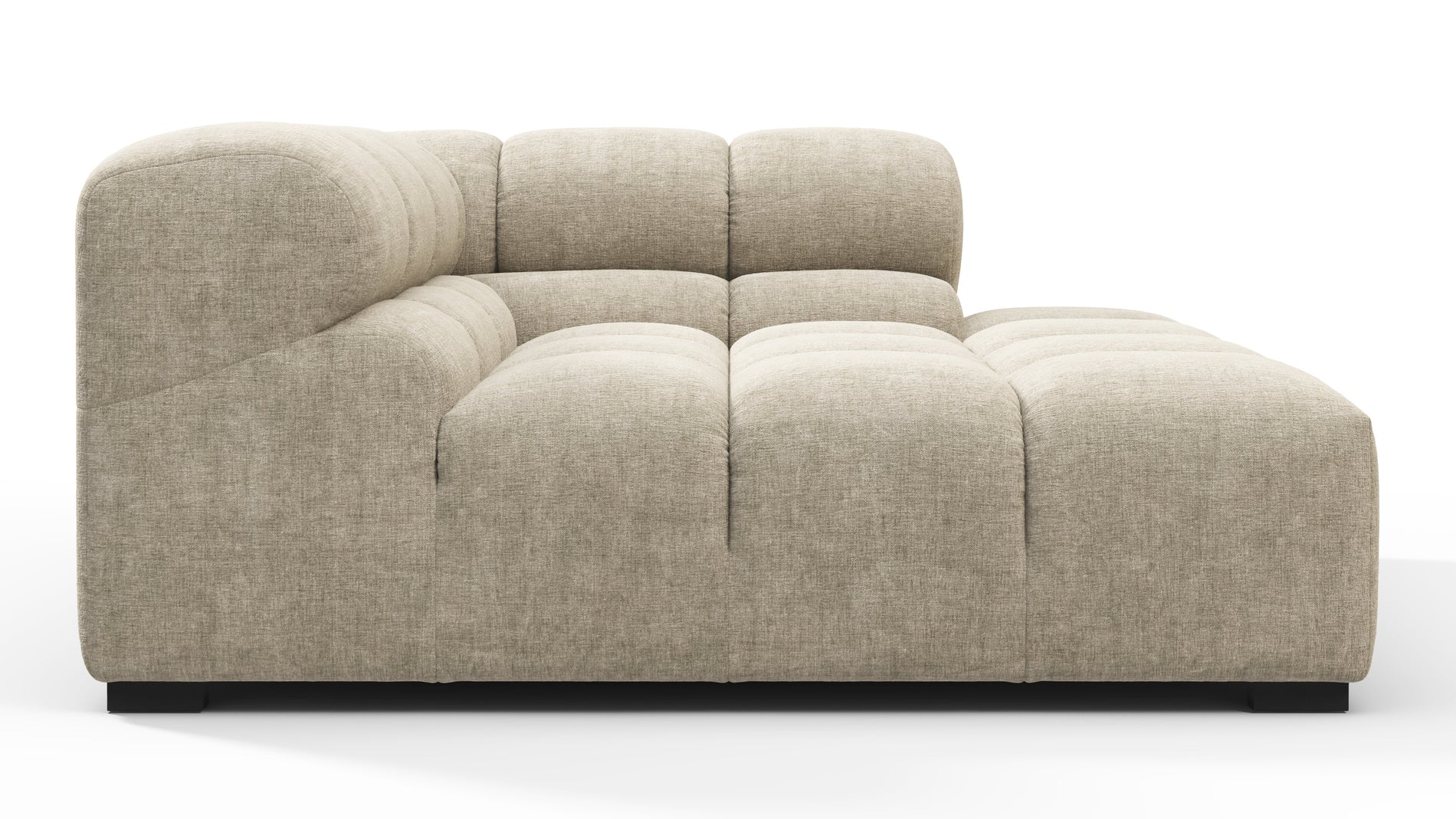 TuftyBeige Grey Chenille
