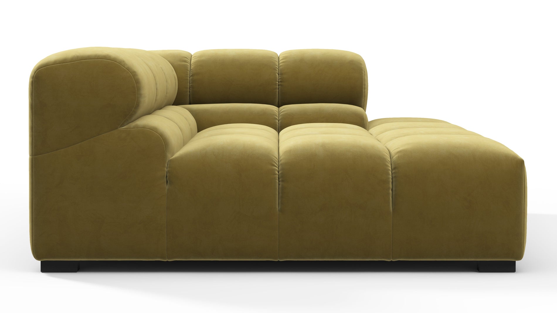 TuftyOliven Gold Samt
