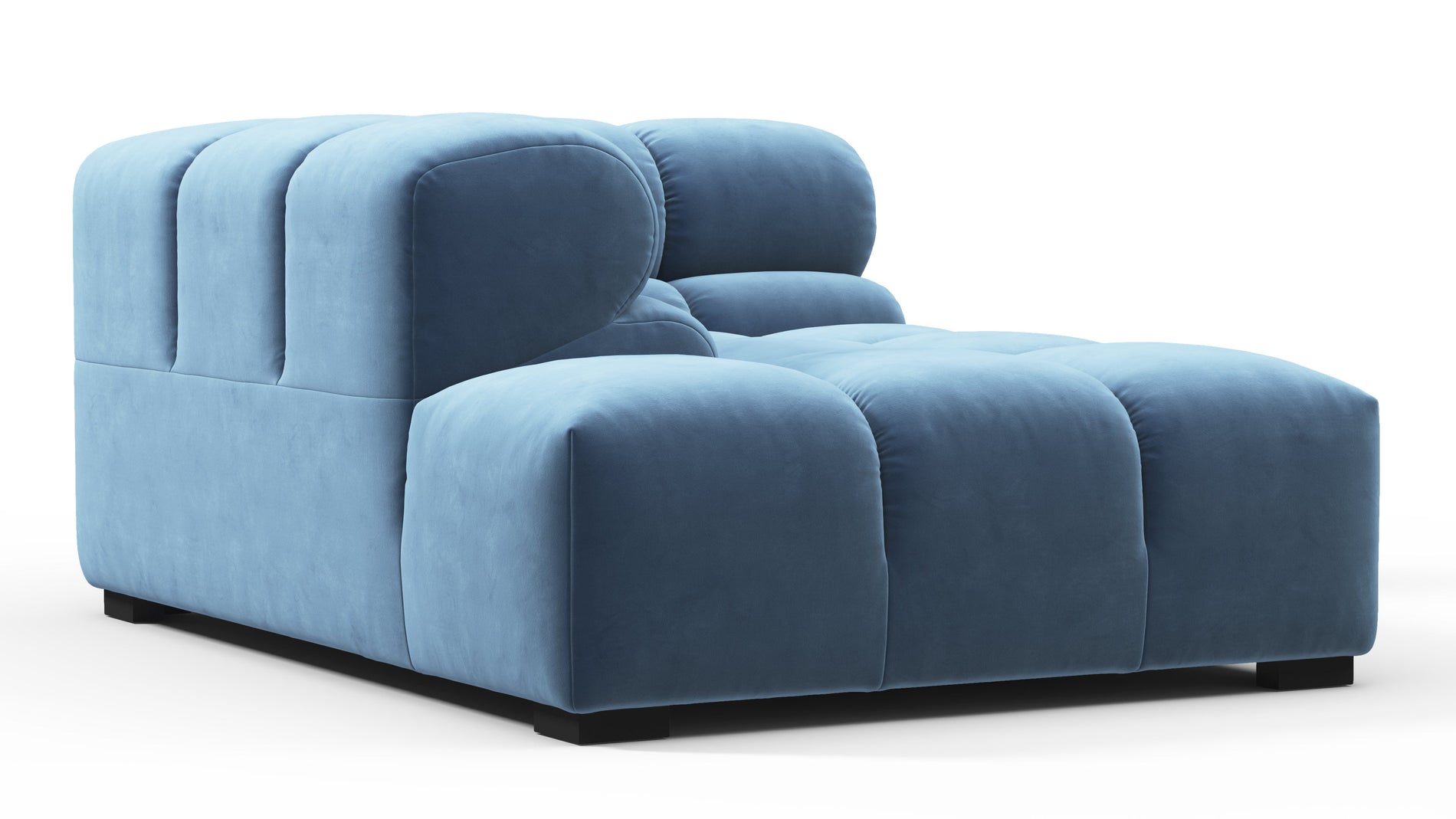 TuftyAegean Blue Samt