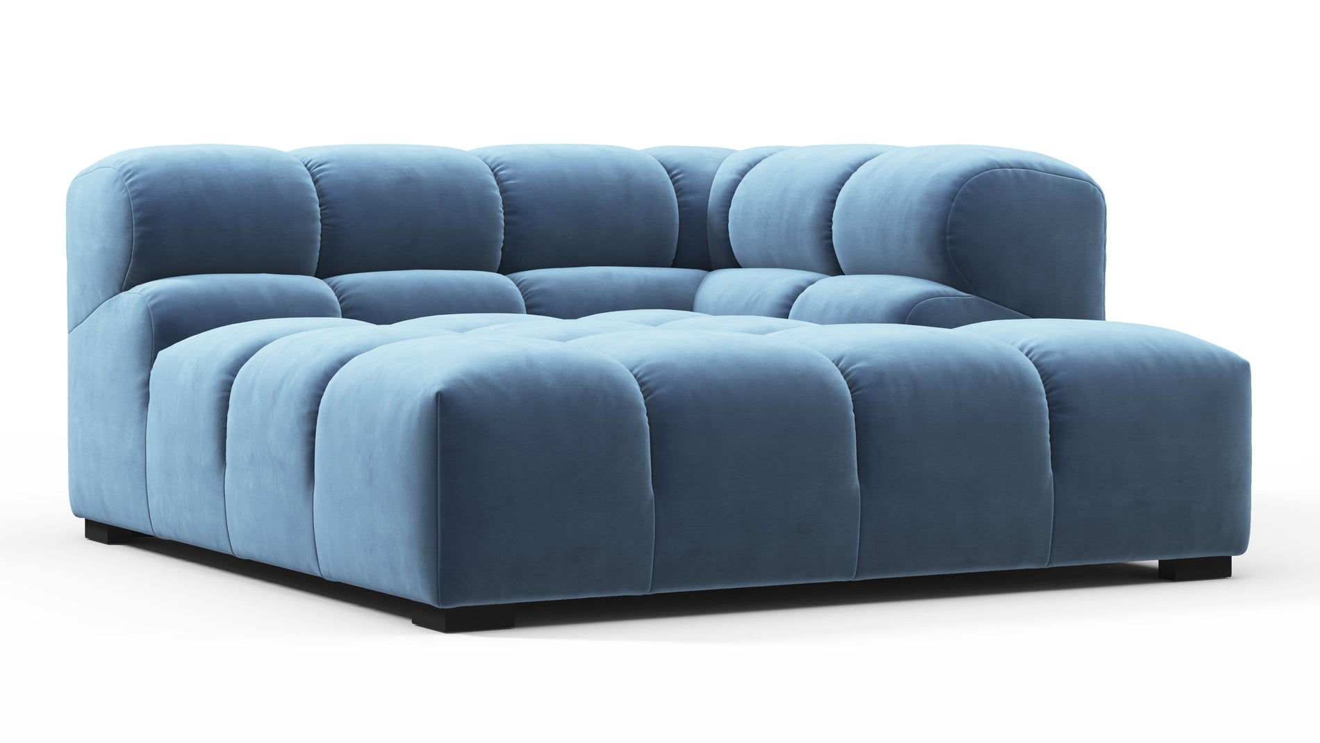 TuftyAegean Blue Samt