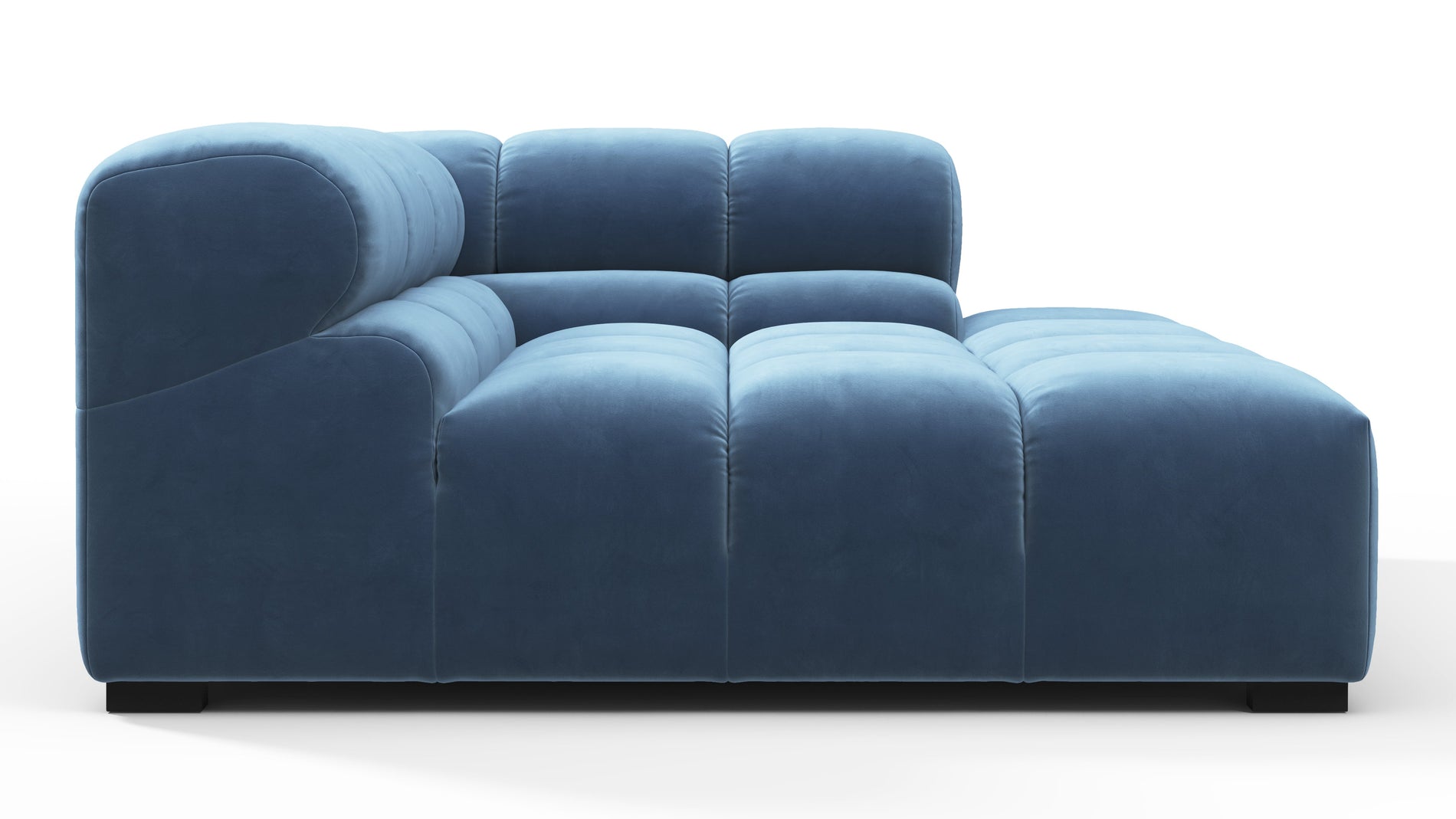 TuftyAegean Blue Samt