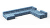 Tufty - Aegean Blue Velvet - Image 3