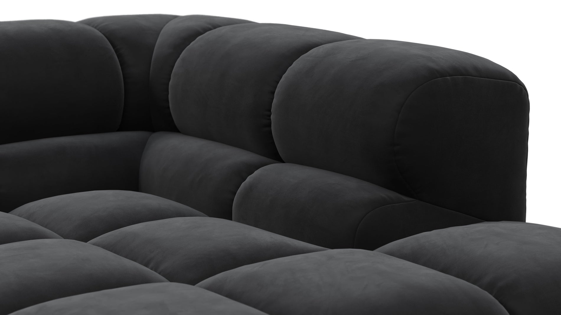 TuftyBlack Velvet