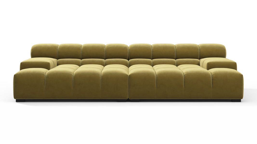 TuftyOlive Gold Velvet
