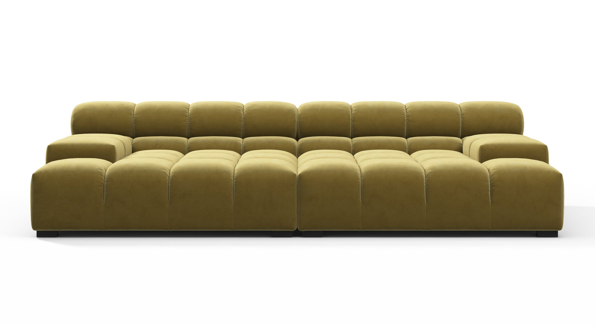 TuftyOlive Gold Velvet