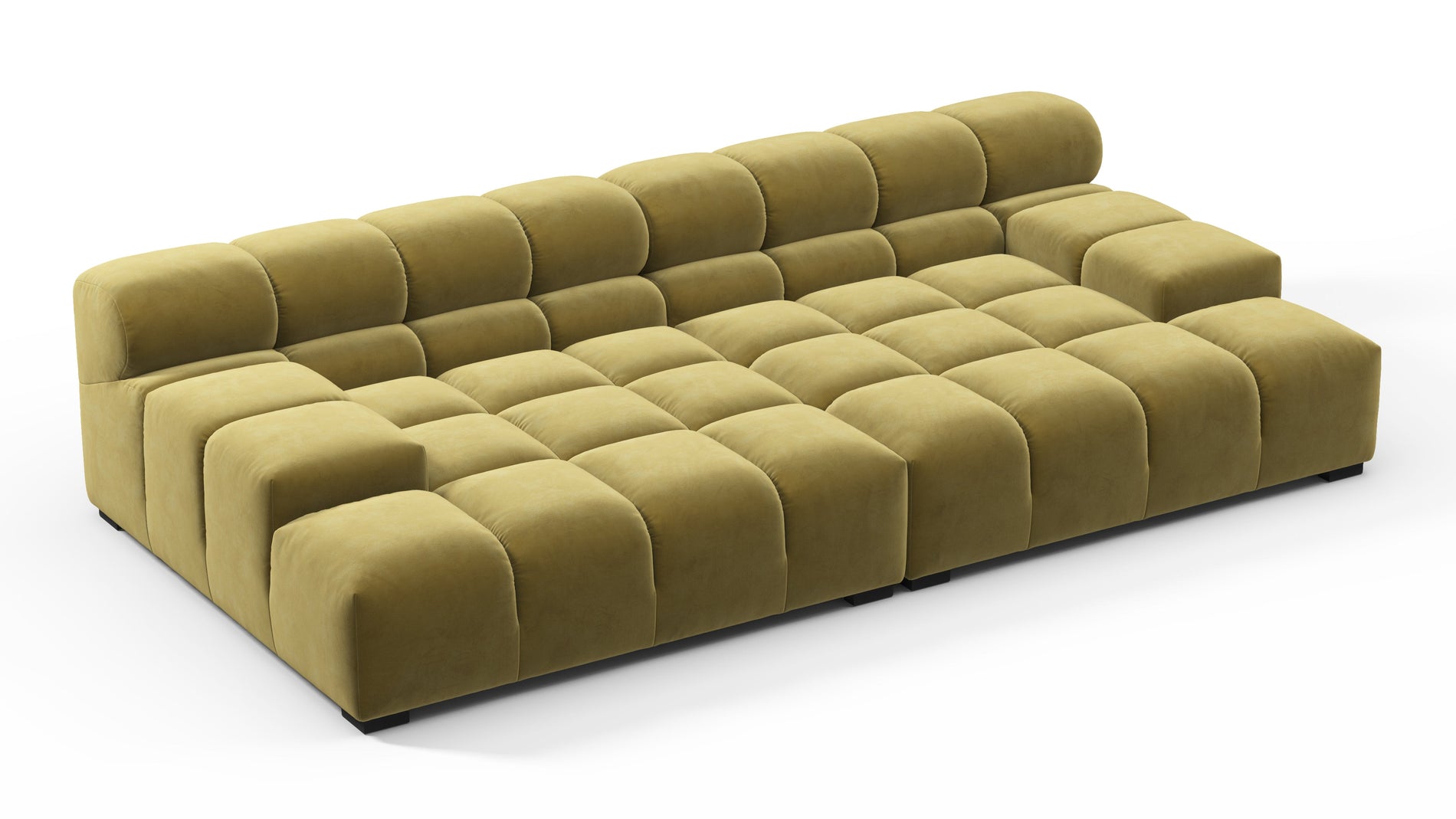TuftyOlive Gold Velvet
