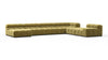 Tufty - Olive Gold Velvet - Image 2