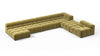 Tufty - Olive Gold Velvet - Image 3