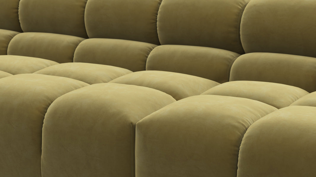 TuftyOlive Gold Velvet
