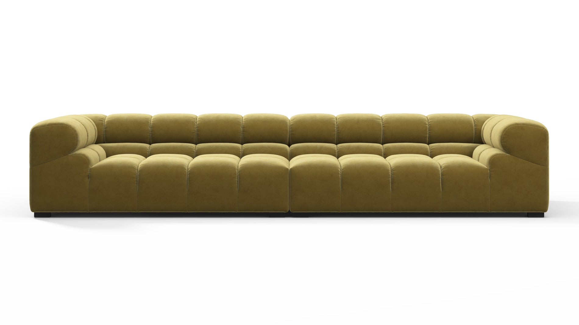 TuftyOlive Gold Velvet