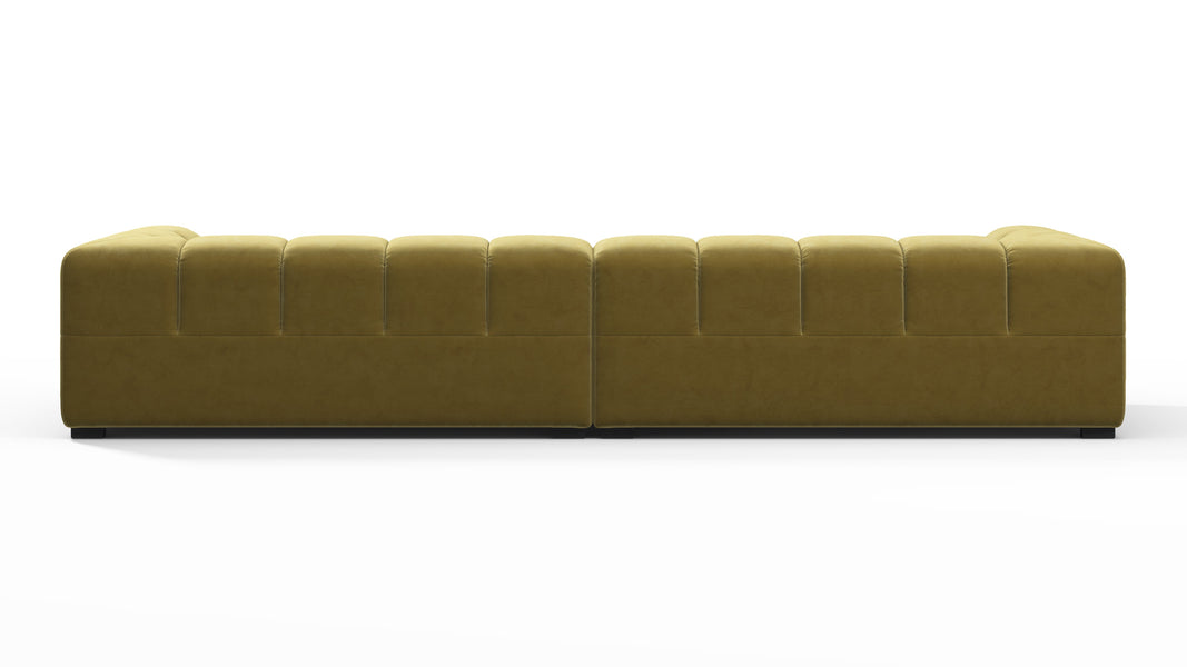 TuftyOlive Gold Velvet