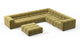 Tufty - Olive Gold Velvet - Image 3