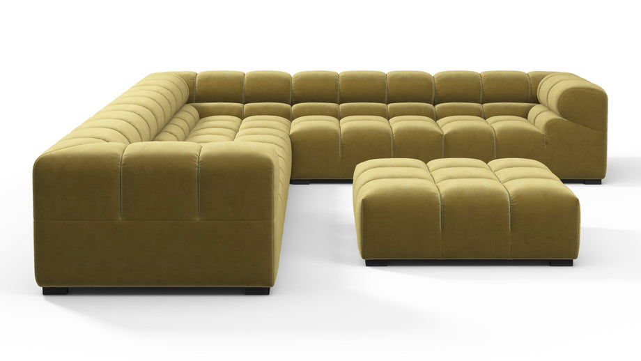 TuftyOlive Gold Velvet