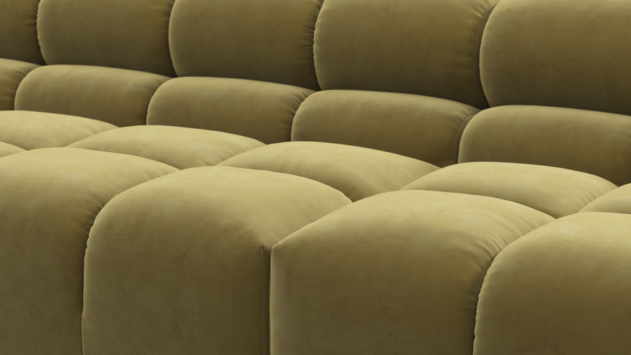 TuftyOlive Gold Velvet
